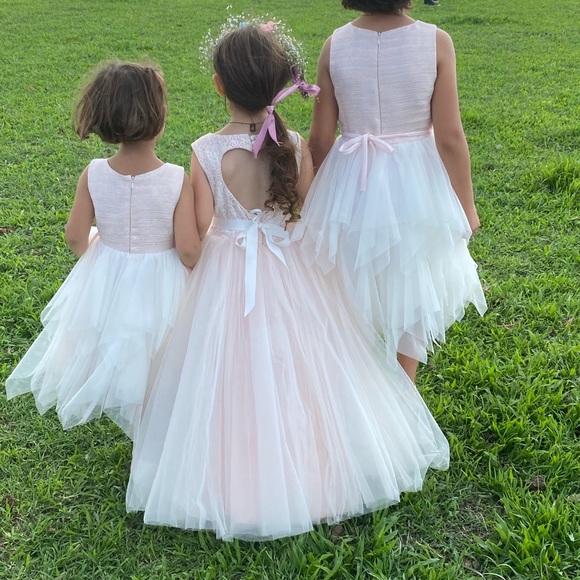 David’s Bridal Flower Girl Dress - Picture 2 of 3